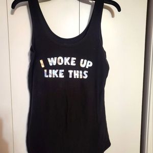 🌸 3 for $15 🌸 No Boundaries Black Tank Top